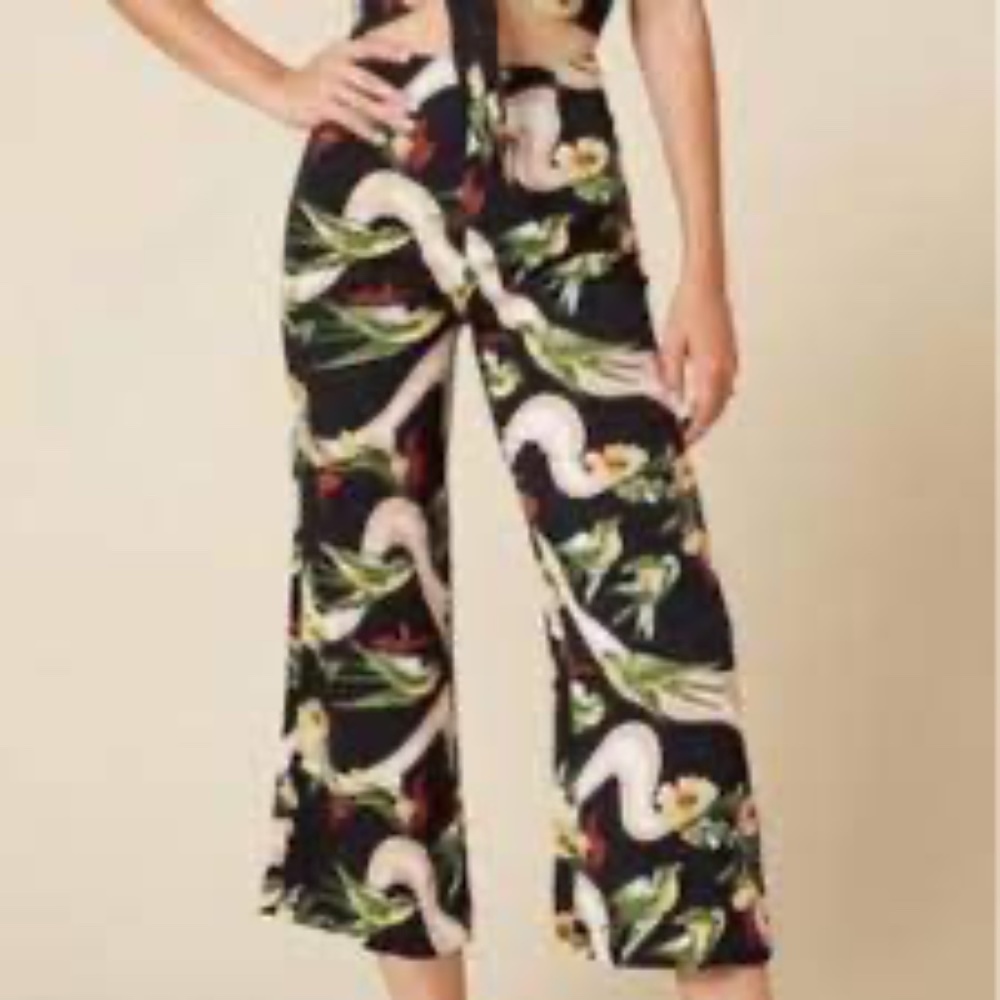 Reformation Talitha Parrot Crop Pants